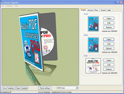 ECover Engineer Screenshot